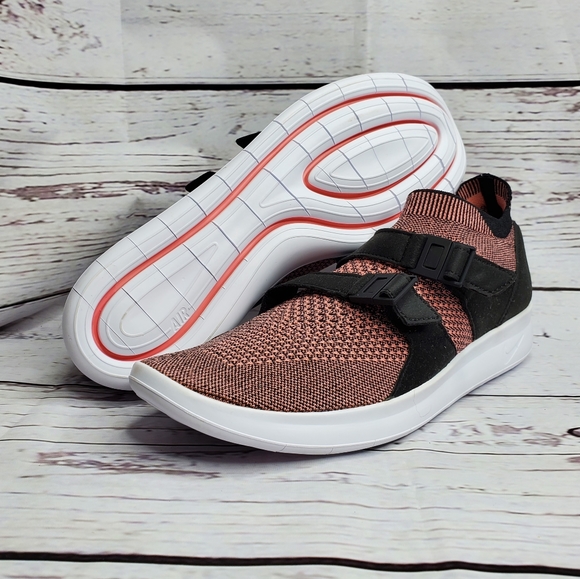 Nike Other - Nike Men's Air Sockracer Flyknit Black/Pink Sz 11